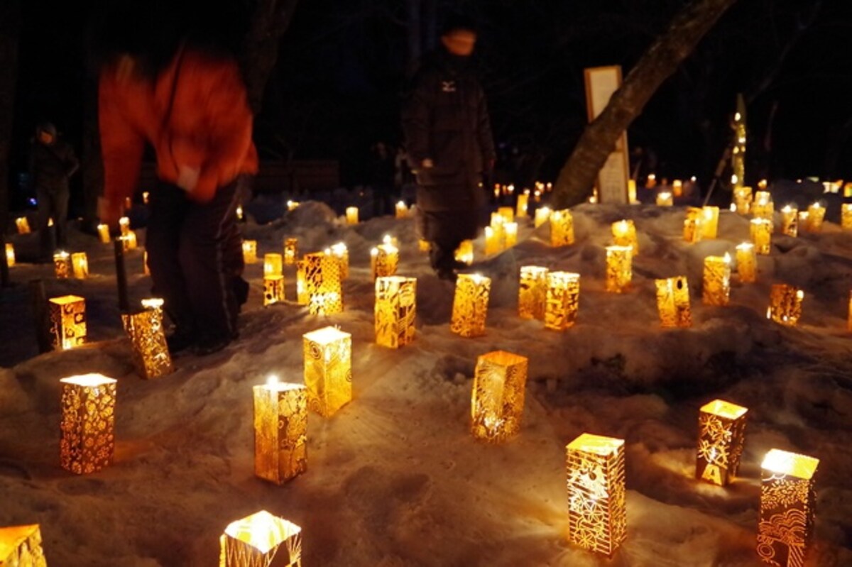 福岛│会津绘蜡烛祭
