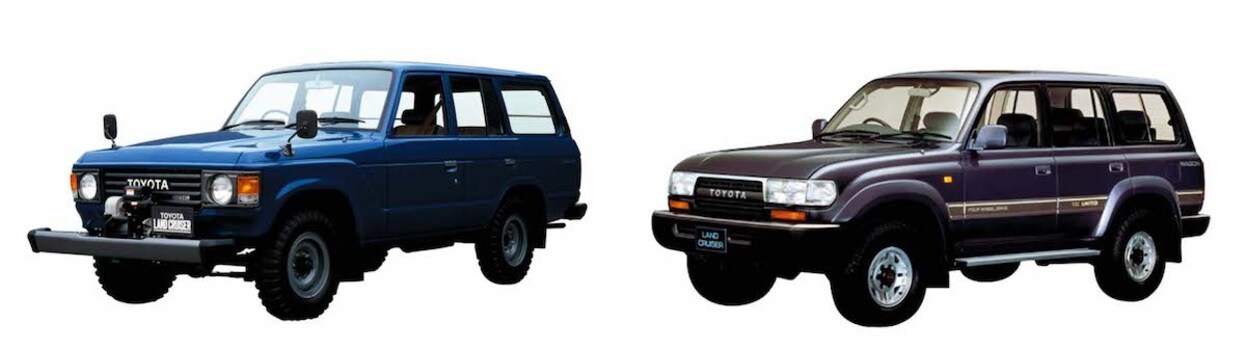 ネオクラ世代のランクル60とランクル80