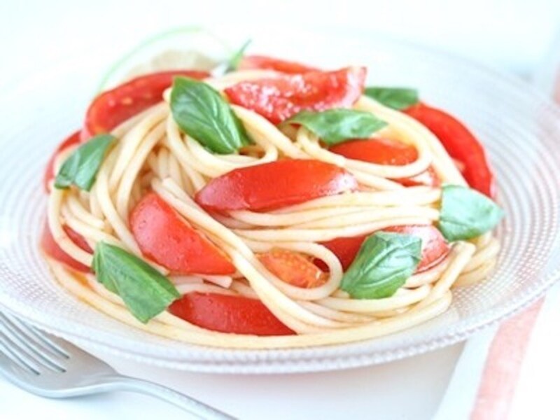 レンジでパスタを茹でる方法！ 冷製トマトスパゲティレシピ