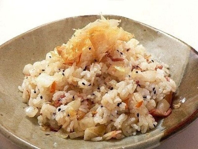 大根ピラフのレシピ……いつもとは一味違ったピラフ！