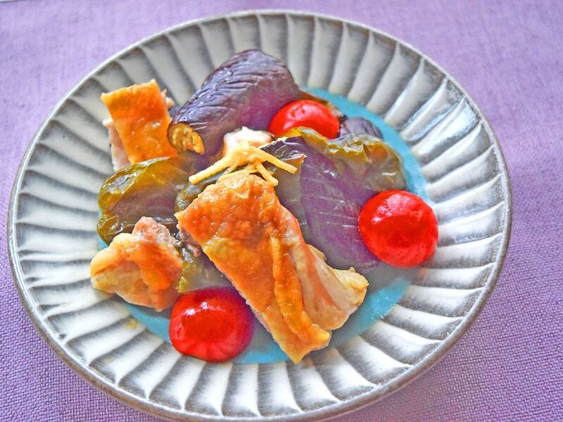 なすとピーマンでさっぱり鶏肉の焼き浸しレシピ……簡単ヘルシー！