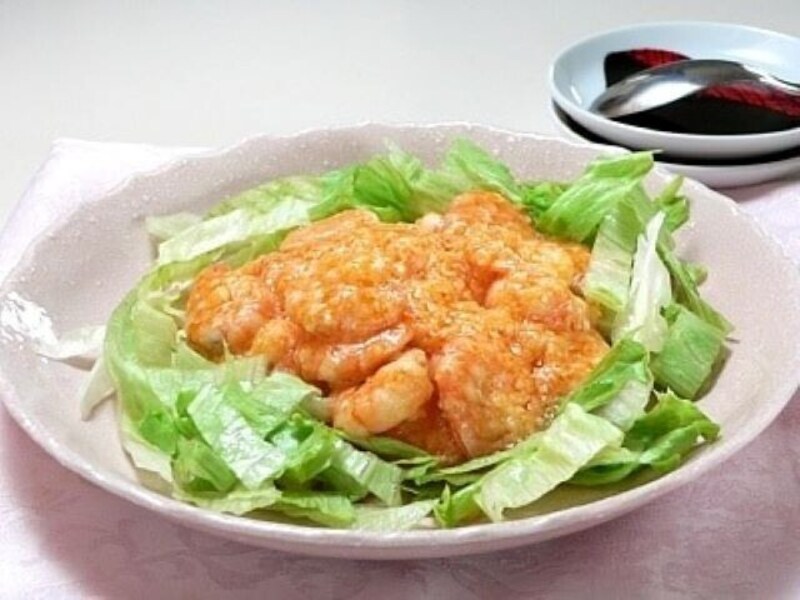 電子レンジで作る！ えびのマヨネーズソース煮レシピ