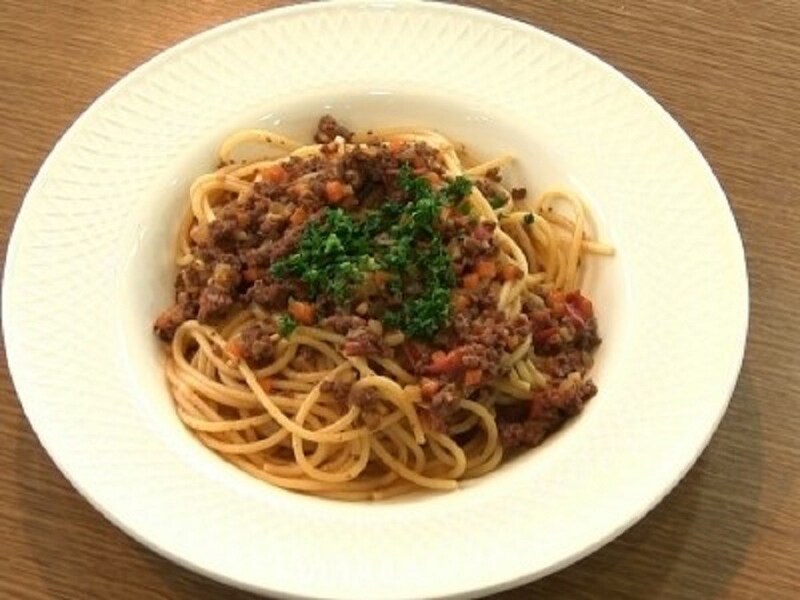 合いびき肉で作るボロネーゼのレシピ！美味しいミートソースパスタ