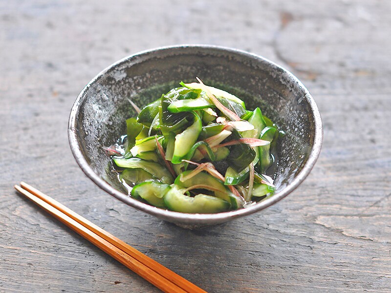 きゅうりとみょうがの酢の物の作り方！美味しい野菜料理レシピ