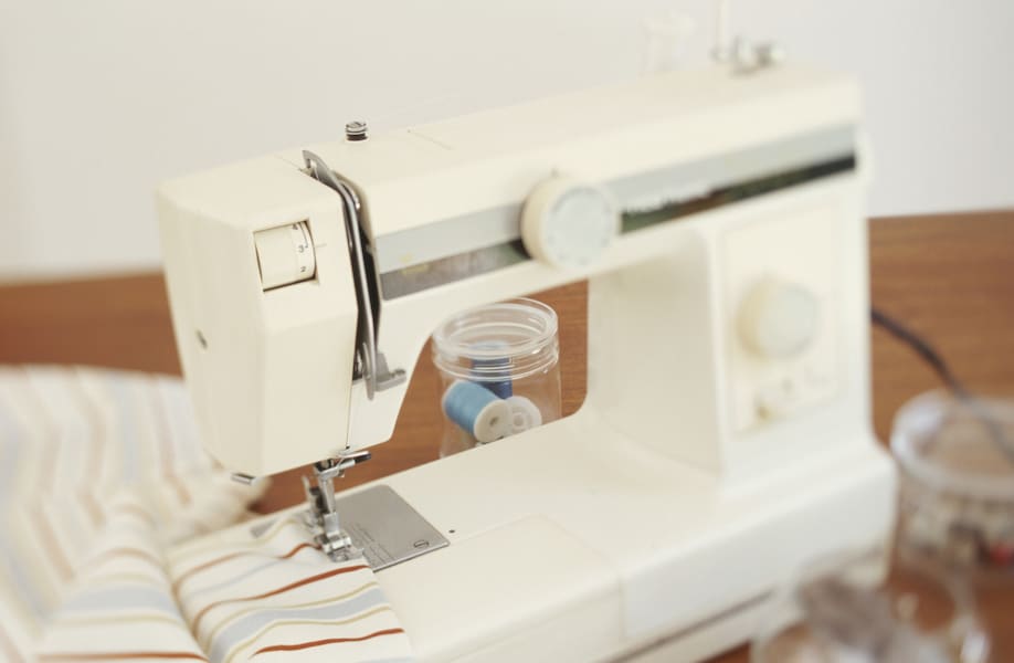 ゆかた地コースターを手作り……古くなった浴衣を再利用！