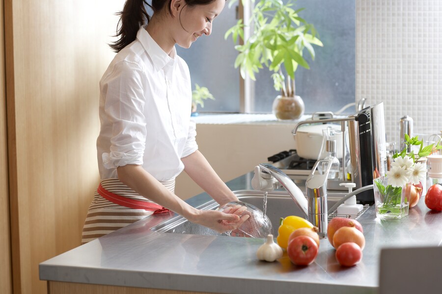 アクリルたわしの編み方！100均材料で簡単に作ろう【編み図付き】