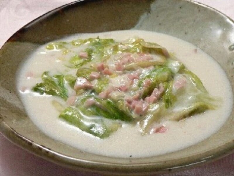中華風味のレタスのクリーム煮レシピ…レタスがいっぱい食べられる！