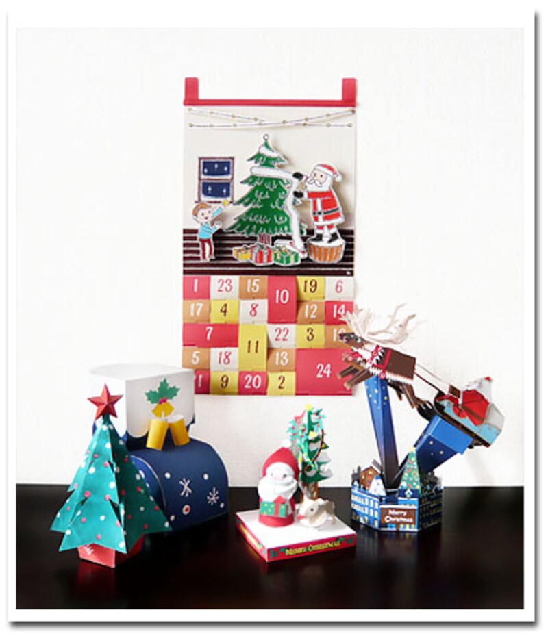 無料ダウンロードできるクリスマスペーパークラフト