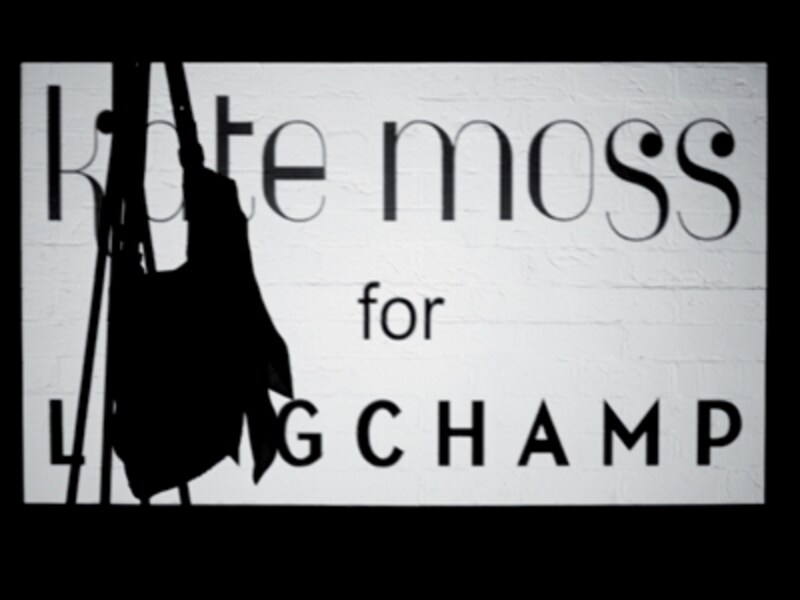 Kate moss for LONGCHAMP