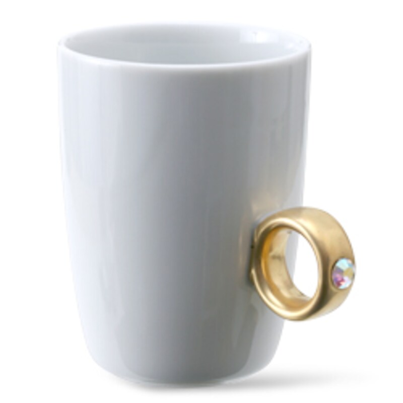 Floyd/Cup Ring ホワイト(ゴールド×オーロラ)【All Aboutスタイルストア】