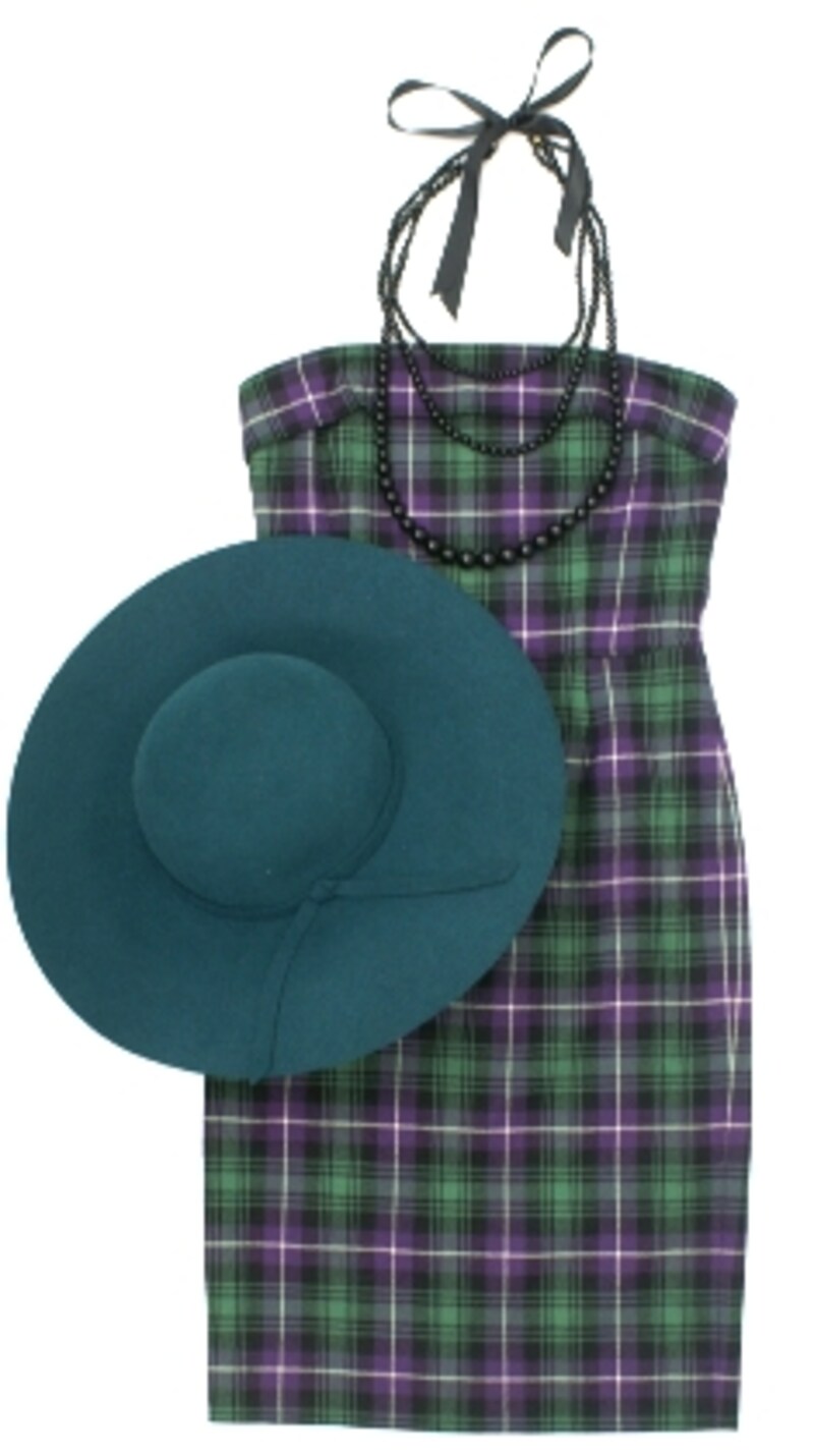 INTER PLANET(インタープラネット)チェックワンピ×女優風ハット