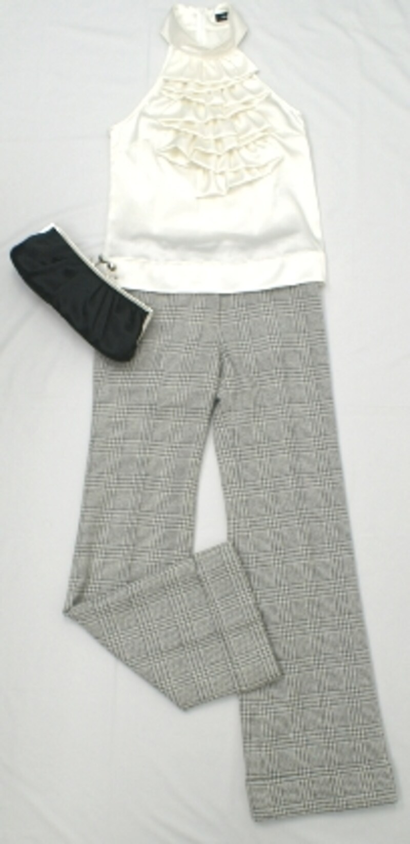 INTER PLANET(インタープラネット)アメリカンスリーブブラウス×ワイドパンツ