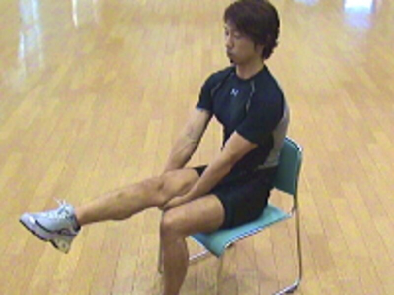 ふくらはぎストレッチ手順2