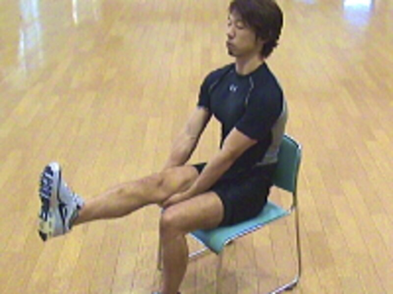 ふくらはぎストレッチ手順3