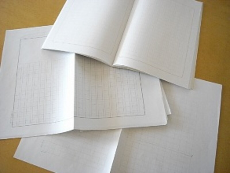 市原さん愛用の原稿用紙