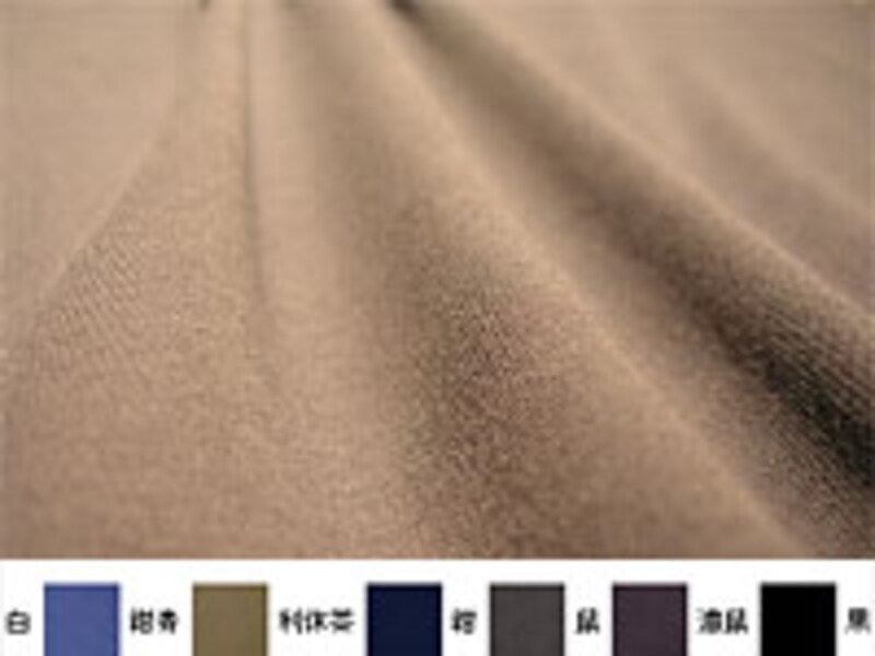 初めて出会う風合いと色