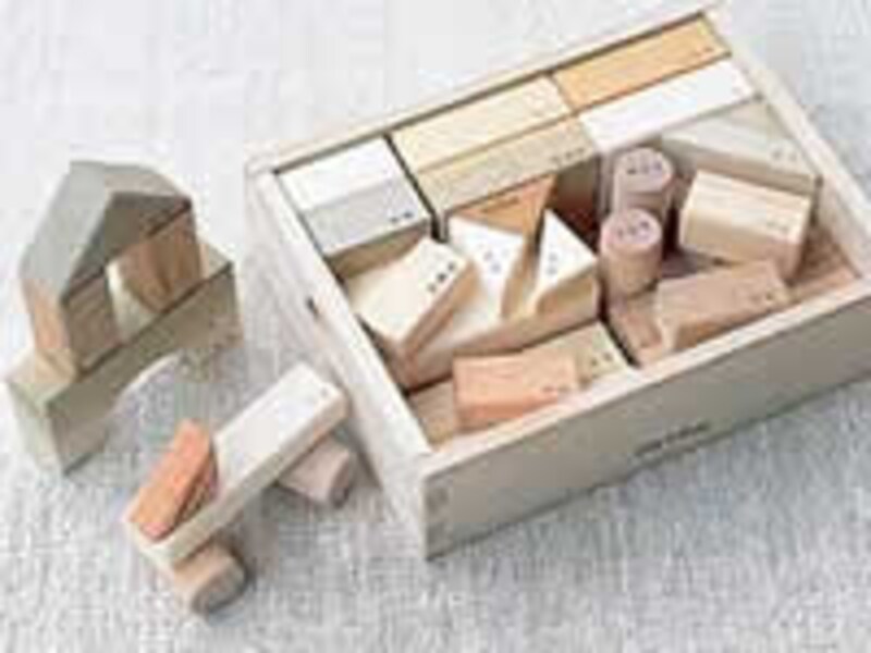 寄木の積木 木箱入り