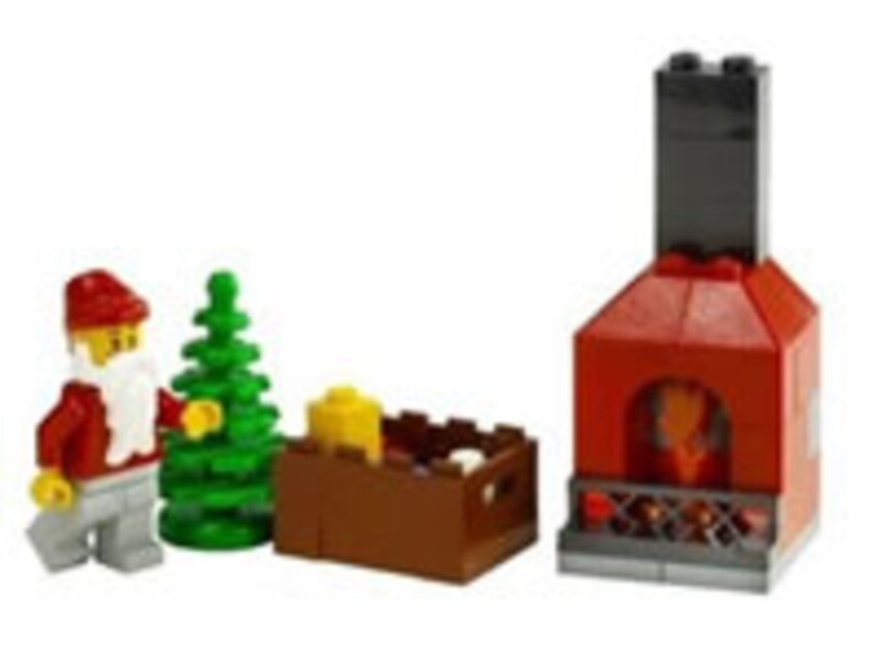 クリスマスの情景パーツ