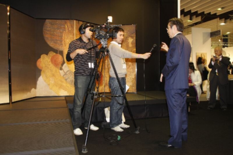 インタビュー風景