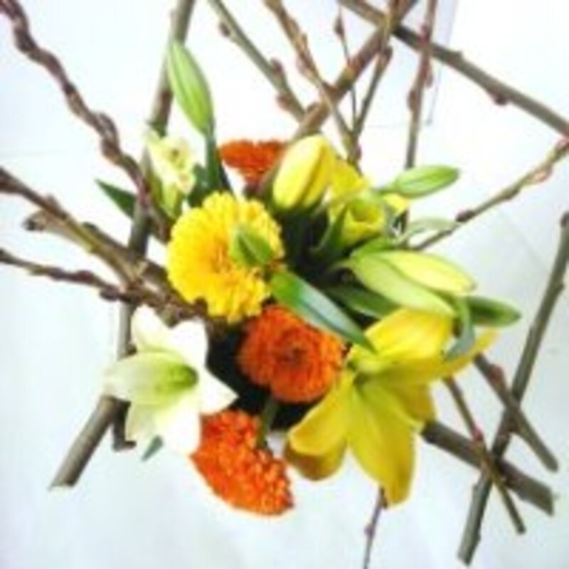 キンセンカを挿す