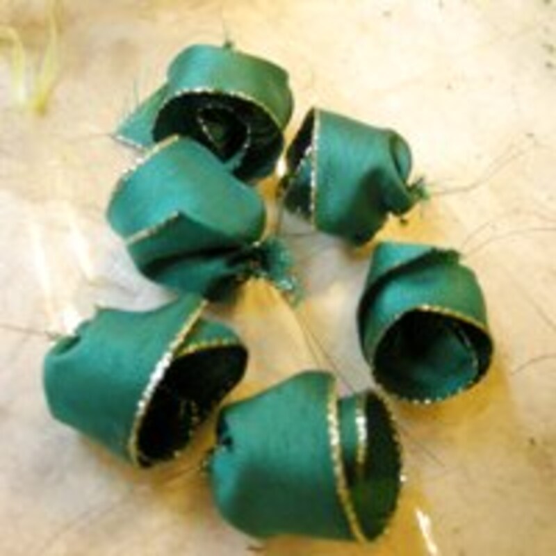 巻きバラを作る