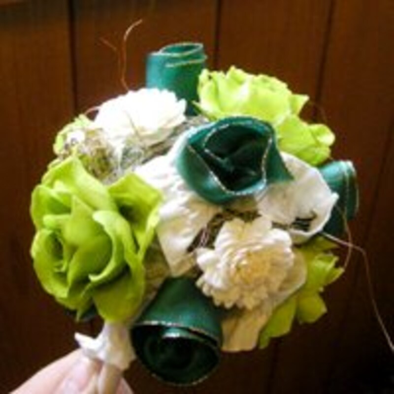 トピアリーに挿す