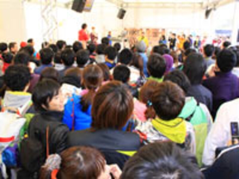 男の子達に大人気。安田美沙子さんのトークセッション