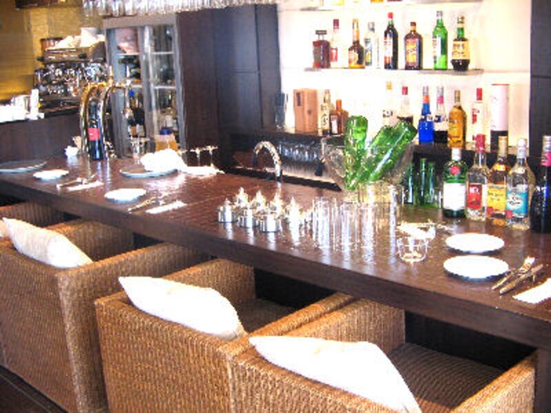 秋の夜長はテラス席!