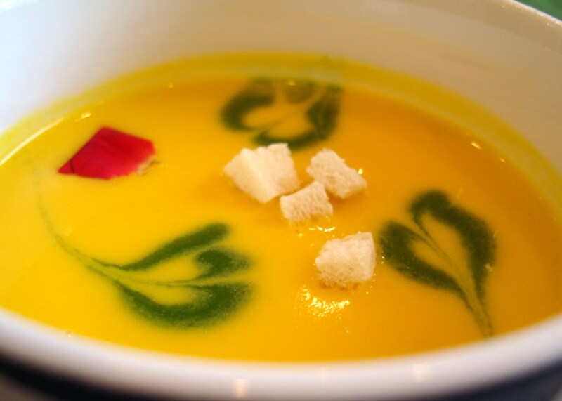 カボチャのスープ