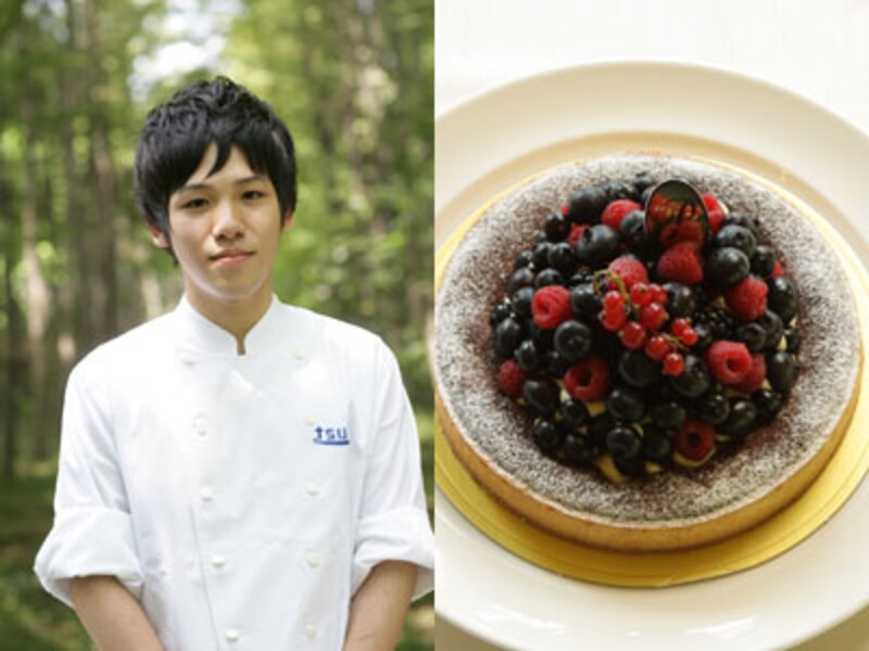 宮田征典 さん(辻製菓技術研究所)<br>【作品名】タルト・オ・ミルティーユ