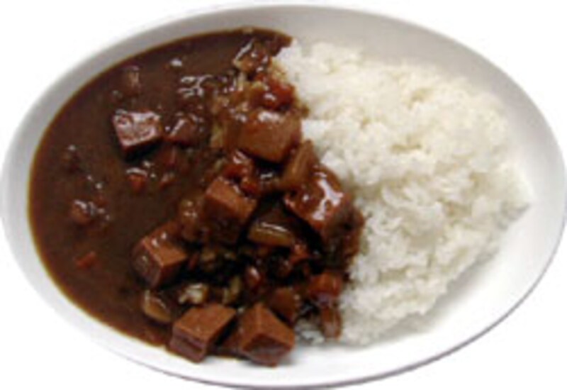 沖縄ホーメル スパムカレー でき上がり