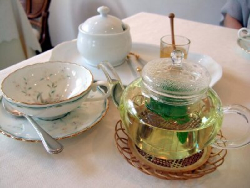 生ハーブティ。