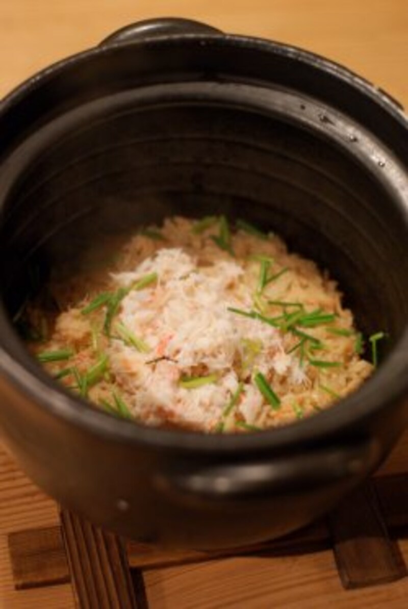 蟹御飯。