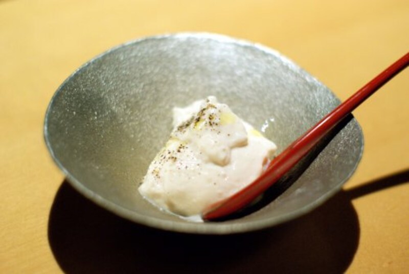 自家製の豆腐。