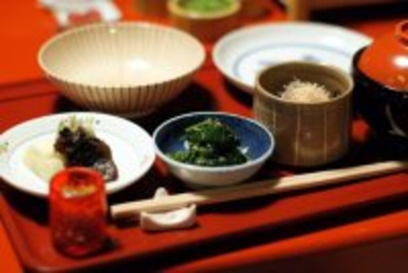 朝食。