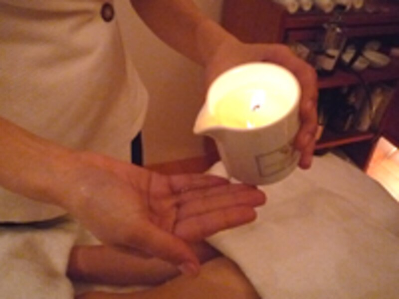 溶けたキャンドル