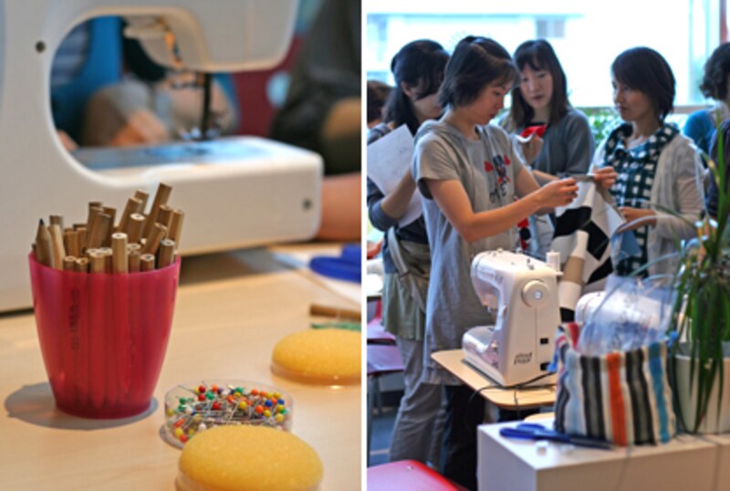 必要な道具とファブリックはIKEAで用意