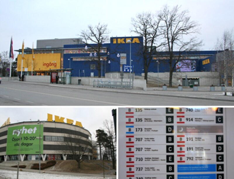 電車とバスを乗り継いで、世界最大のIKEAへ