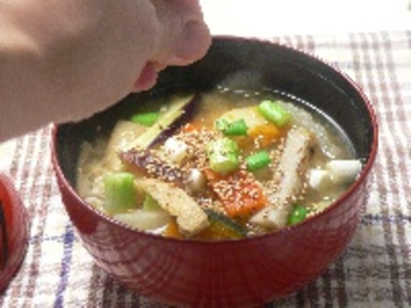 具沢山みそ汁・手順7