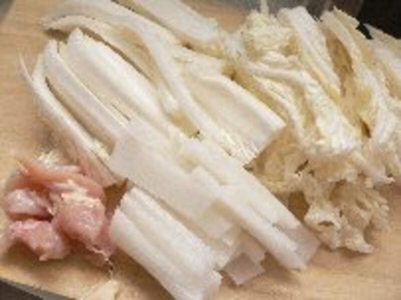 白菜と大根の中華スープ煮・手順2