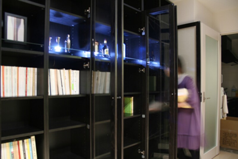 地震時の転倒防止策を施す