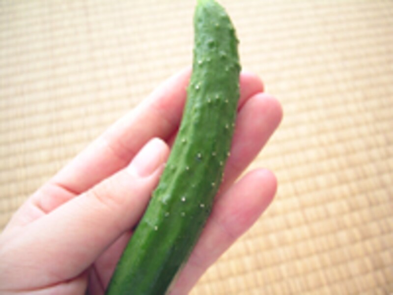 よいきゅうりの選び方