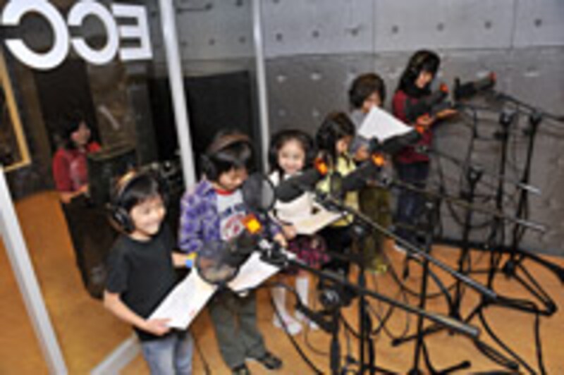 キッザニア甲子園のポストレコーディングスタジオ