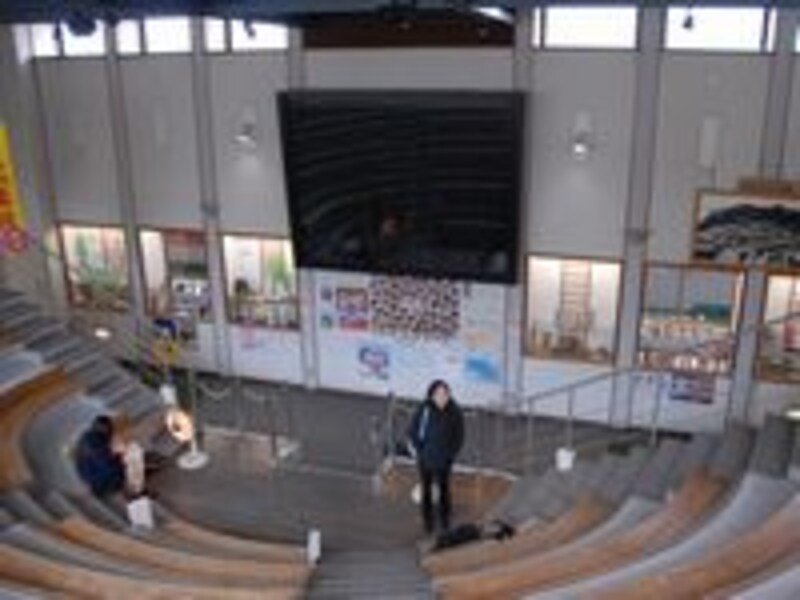 駅舎内のホール