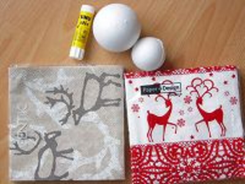 オーナメントボール1材料