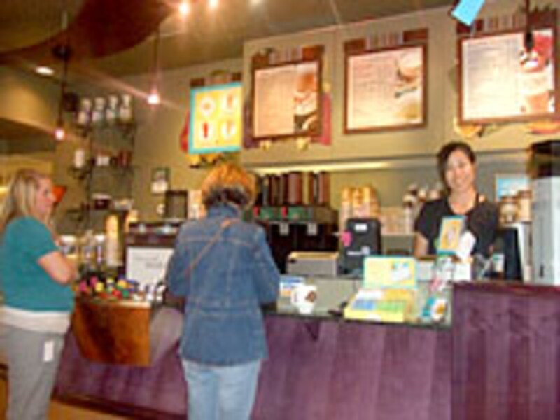 カフェでの仕事