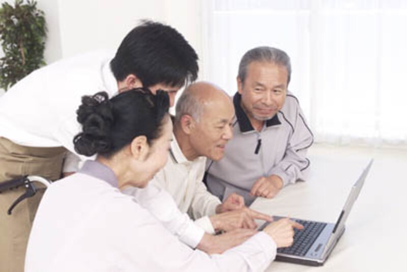 パソコンをみんなに教えてもらう