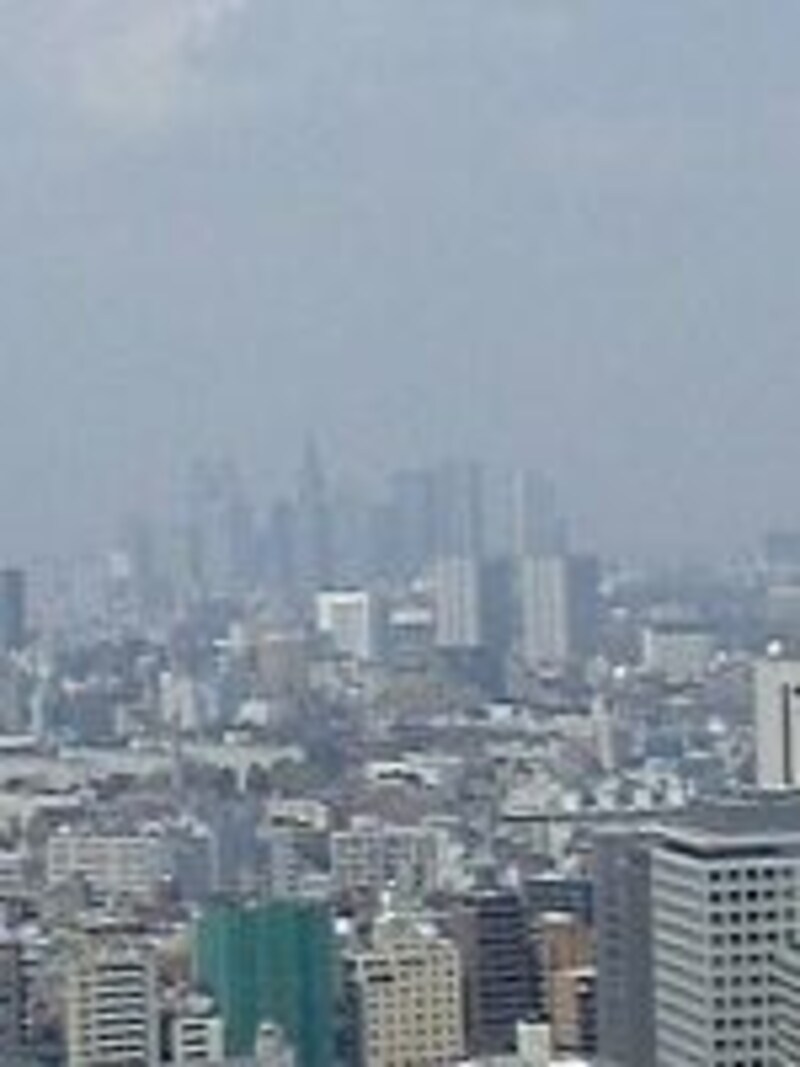 東京タワー・大展望台からの眺め（2）／新宿・六本木方面