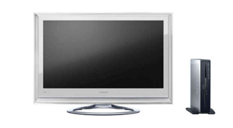 液晶テレビの倍速表示に「黒挿入」を組み合わせたのは日立が最初。写真は、日立最新のBS、110度CS、地上デジタルチューナー内蔵ハイビジョンテレビUT32-WP770。予想実売価格27万円