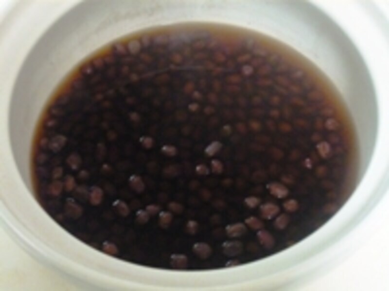 もち米と黒米・小豆